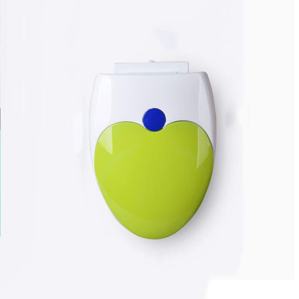 Toilet seat， Toilet seat Cover Easy to Install Clean Lid for V(Grün)