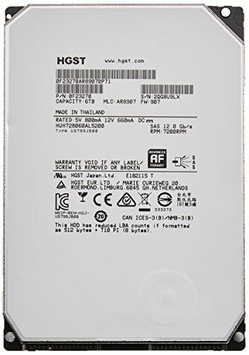Image of HGST Ultrastar He8 HUH728080AL5200 | 0F23268 | 8TB 7.2K RPM 128MB Cache SAS 12Gb /s 512E 3.5 inch Helium Platform Enterprise Hard Drive Bare Drive