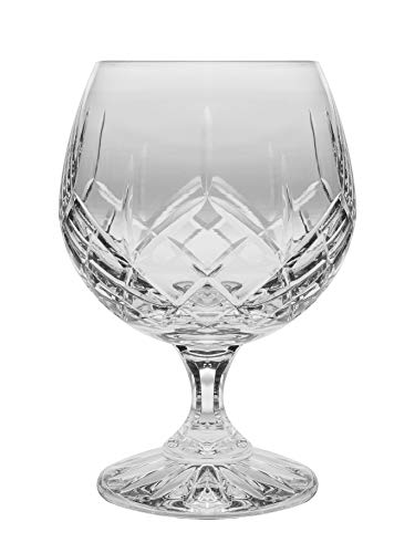 Barski Crystal - Sherry - Brandy - Cognac - Snifter - Glasses - Set Of 6 - Handcrafted - Crystal Glass - Great For Spirits - Drinks - Bourbon - Wine - 11 Ounce - Made In Europe #TOP9