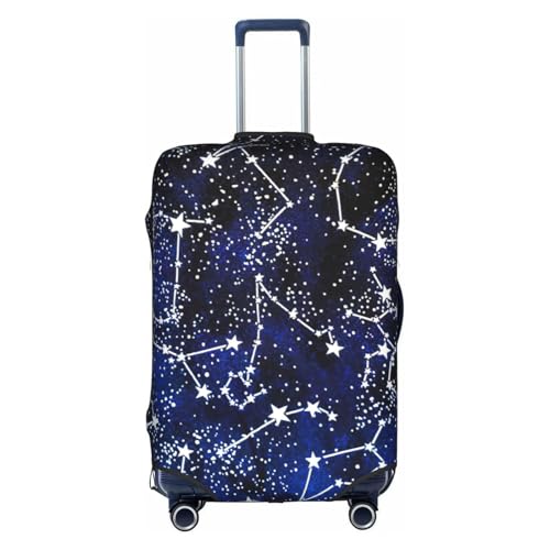 Housse de valise phosphorescente et pliable taille M pour protection de bagage