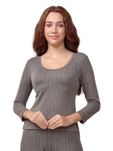 Image of Lux Inferno Women's Short Thermal Vest | Full Sleeves Round Neck Short Innerwear Top