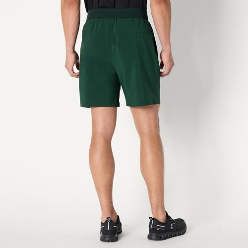 Image of Amazon Essentials Men's Athletic Running Training Shorts, Performance Stretch Woven Workout Shorts, 7 inch