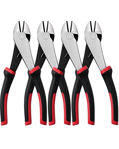 IGAN Wire Cutters Heavy Duty (Pack of 4), 7-inch Side...