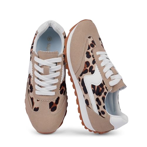 VIUGJNEX VIUGJNEX Women's Sneakers Comfortable Lace Up Tennis Shoes, Slip On Fashion Sneakers for Women