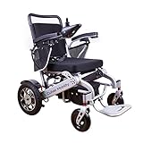 Culver Mobility Wolf Electric Wheelchair for Adults, All Terrain Lightweight Foldable Wheelchairs XL, Gift: Travel Bag, Cup Holder & Phone Holder Power Motorized Electric Wheel Chair
