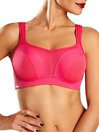 Chantelle Maximum Control Sports Bra, 30E, Raspberry