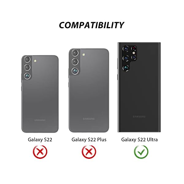 ZUSLAB Real weiche silikonhülle Kompatibel mit Samsung Galaxy S22 Utra Hülle Zoll (2022), Liquid Silicone Anti-Scratch… – Bild 3