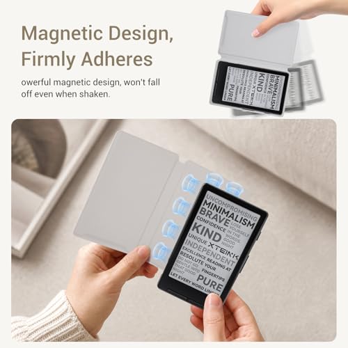Image of CoBak Magnetic Case for XTEINK X4, Ultra-Lightweight Protective Cover for Xteink X4 E-Reader, Secure Magnetic Attachment(Grey)