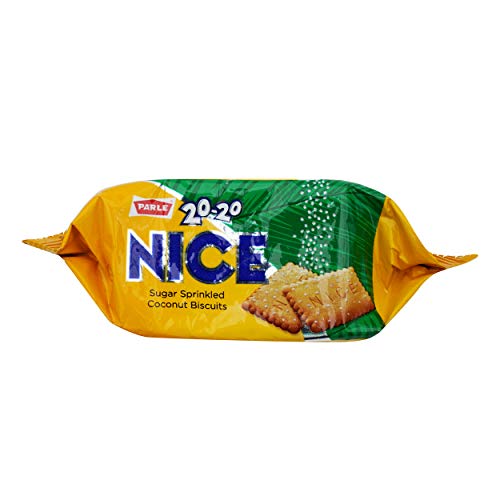 Parle 20-20 Nice Sugar Sprinkled Biscuits, 56.25 + 12.5g Extra= 68.75g Pack