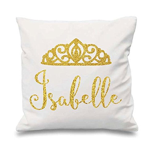 custom glitter pillow