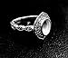 925 Sterling Silver Handmade 8x6 MM Oval Bezel Ring With CZ Setting On Band, Blank Oval Bezel For Resin, Ashes, Gemstone Work.