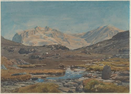 Cuadro pintura al óleo de paisaje de montaña clásico, lienzo decorativo 60x90cm