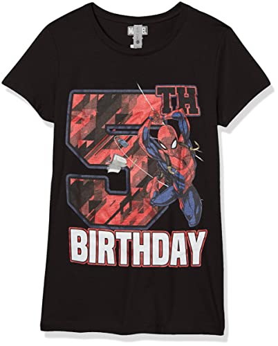 T-shirt Marvel Girl's Swinging Five noir taille M pour fille