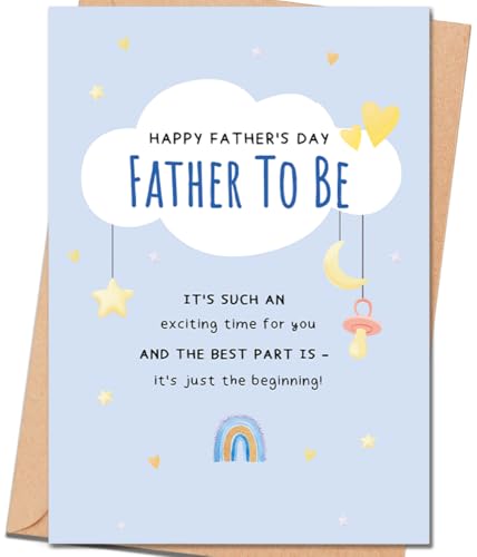 Lovique Fathers Day Card for Father To Be Fathers Day Card Gift for Father To Be