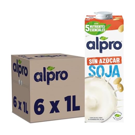 Alpro Sojadrink Ohne Zucker, 8x1L, haltbar | Quelle von Calcium und Vitaminen | zuckerfrei | glutenfrei | fettarm | ohne Laktose | vegan & milchfrei