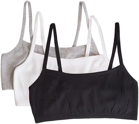 Fruit Of The Loom womens Cotton Pullover Sportsbra Cotton Pullover Sport Bra (pack of 3)