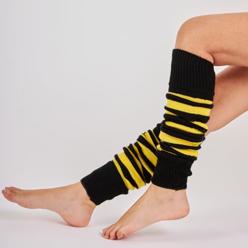 Image of Mysocks Leg Warmers Extra Soft Stylish Fancy Winter 80s Party Dance Neon Long Legwarmers for Women Girls Ladies