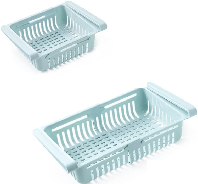 Pilipane Lonchera con cajón para nevera, cajón ajustable para nevera y cocina, contenedores extraíbles de diseño único, caja de almacenamiento para