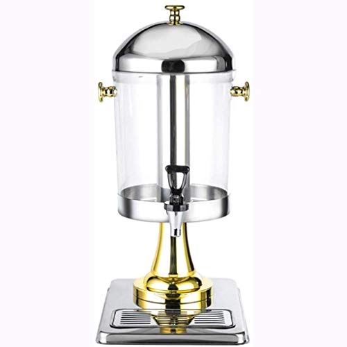 Entsafter Dispenser 16L / 4,2 Gallon Saft-Zufuhr Kalt Heavy Duty Handel Getränk Einzel Bowl - Edelstahl Shop Hotels Restaurant (Size : 8L)