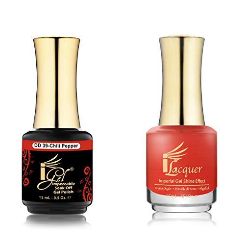 Esmalte de uñas en gel puro 100% iGel Chilli Pepper miniatura 1