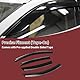 HEROFFIX 1 Satz Fensterabweiser für Nissan Sentra 2013-2019 Seitliche Fensterwindabweiser Schwarz
