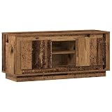 Dimensioni salvaspazio con massimo spazio di archiviazione: 102 x 35 x 45 cm (lunghezza x larghezza x altezza), il tavolo TV offre spazio sufficiente per TV fino a 55 pollici e dispositivi aggiuntivi. Dietro le due ante si nasconde un ampio scomparto con un ripiano regolabile che mantiene al sicuro DVD, console di gioco o decorazioni senza polvere e crea ordine nell'area dell'intrattenimento.