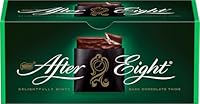 After Eight NESTLÉ AFTER EIGHT, hauchdünne Schokoladen-Täfelchen aus dunkler Schokolade mit Pfefferminz-Cremefüllung für Genießer, 1er Pack (1x200g)