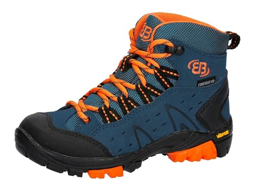 Brütting Mount Bona High Kids Trekking-& Wanderstiefel, Petrol/orange, 39 EU Brütting Mount Bona High Kids Trekking-& Wanderstiefel, Petrol/orange, 39 EU