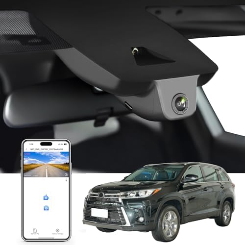 Amazon.com: Mangoal 4K Dash Cam Custom fit for Toyota Highlander ...