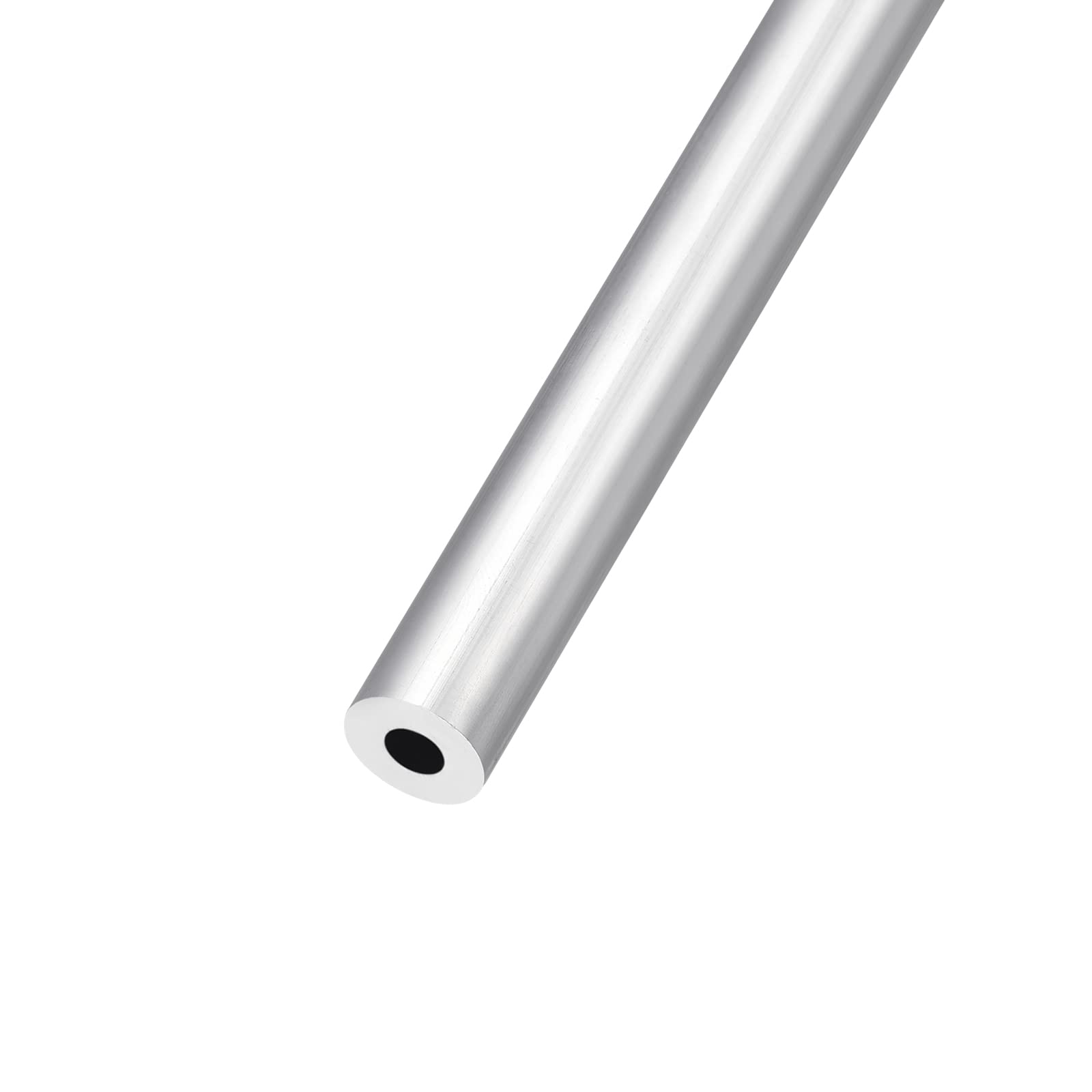 METALLIXITY 6063 Aluminum Tube (12mm OD x 5mm ID x 250mm L), Aluminum Round Tubing - for Home Furnishing, Machinery, DIY Handicraft