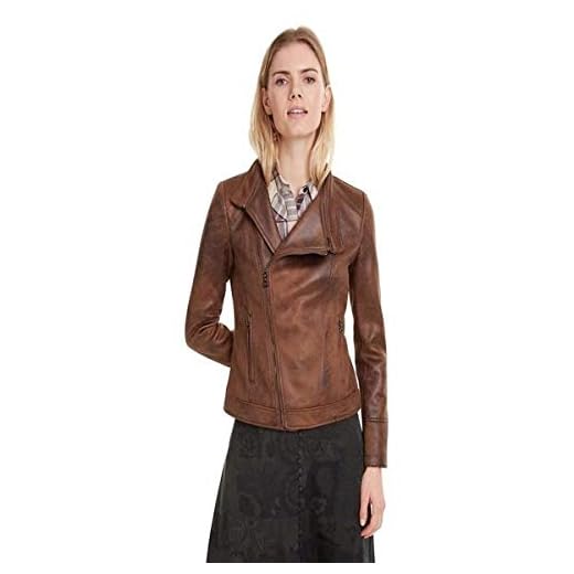Desigual 19WWEW22 Chaqueta Mujeres Marròn 44