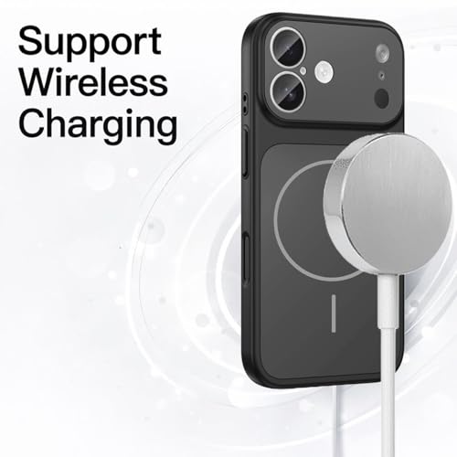 Image of SHINESTAR Converter Case for iPhone 17 | Premium Protective Mag-Safe Cover | iPhone 17 Pro / 17 Pro Max Series Style Design | in-Built Camera Guard | Wireless Charging Compatible - Black