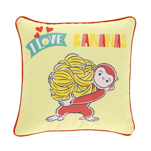 丸眞 クッション おさるのジョージ アイラブバナナモンキー 4765044900