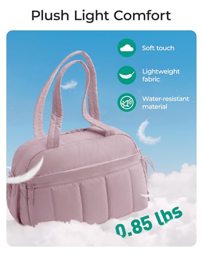 Image of BAGSMART Gym Bag for Women, Duffle Bag for Travel with Wet Pocket, Lightweight Carry on Weekender Duffel, Water Resistant
