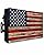 Lsrtoss American Flag Outdoor TV Cover 52-55 Inch Weatherproof, Vintage Wood Enclosure With Zipper & Roll Up Front Flap, Red Striped Blue Star Waterproof for Outside Flat Screen
