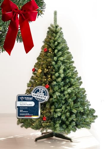 4smile künstlicher Weihnachtsbaum 180 cm – Pflegeleicht Preiswert...