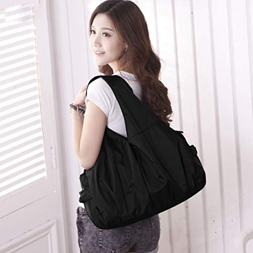 Bolso de hombro impermeable para mujer, amplio y liviano miniatura 2