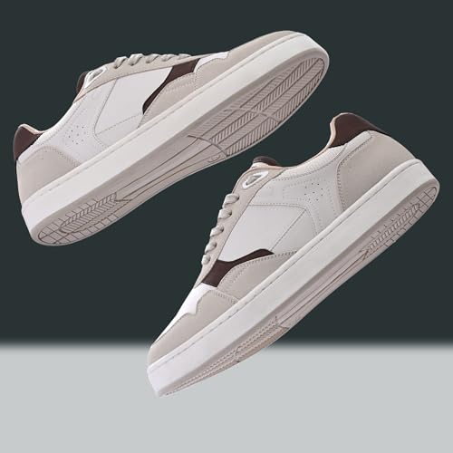 Image of Cruiser Sneaker for Men | Lightweight & Comfortable | Stylish Lace-Up Casual Footwear with Cushioned Insole | Perfect for Versatile Outfits 2642-1