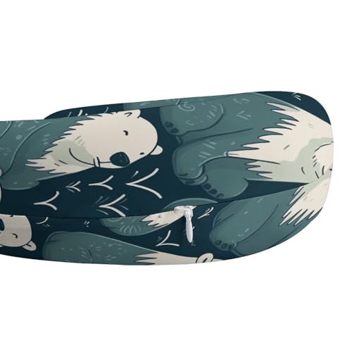 Almohada de espuma viscoelástica tamaño único para cuello miniatura 4