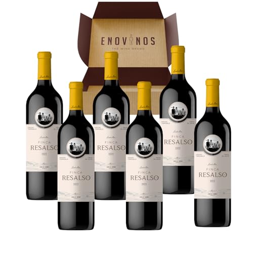 Vino Finca Resalso - x6 Botellas Vino Tinto Pesquera de Duero 100% Tempranillo 75 cl - Mejor...