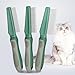Aurgiarme Pet Detangler Comb Pet Hair Removal Comb Cats Combs Dog Combs CombsShedding Combs Grooming Combs Dematting Combs