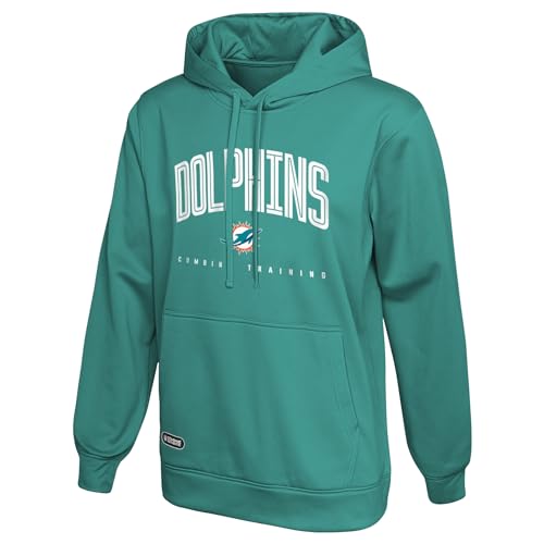 Outerstuff NFL Men's Up Field Team Colors Pullover Performance Fleece Hoodie