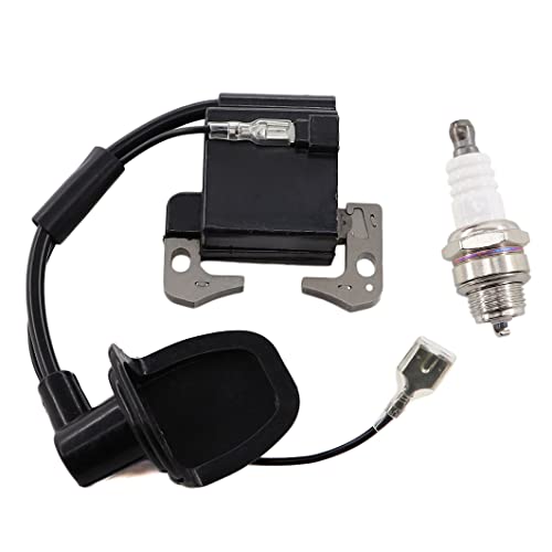 MCHNIC Bobine d'allumage avec bougie pour 49 cc 47 cc ATV - Pocket Bike, Mini Bike et Go Kart