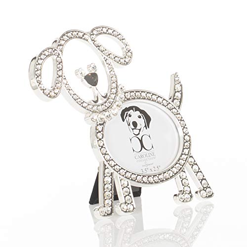 Roman Caroline Collection 5.5"H Princess Dog Outline Frame, Holds 3.5" X 2.5" Photo #TOP2