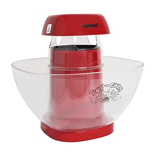 Pipoqueira Elétrica Tigela Grande - Vermelha