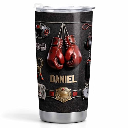 Almagemsus Custom Boxing Gloves & Tumbler Set