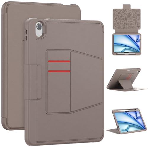 Protection iPad Air 11 M3 M2 intelligent smart cover antichoc rose