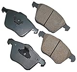 Akebono EUR979 Euro Ultra Premium Ceramic Disc Brake Pad Kit, GREY