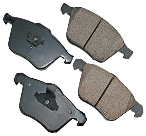 Akebono EUR979 Euro Ultra Premium Ceramic Disc Brake Pad Kit, GREY