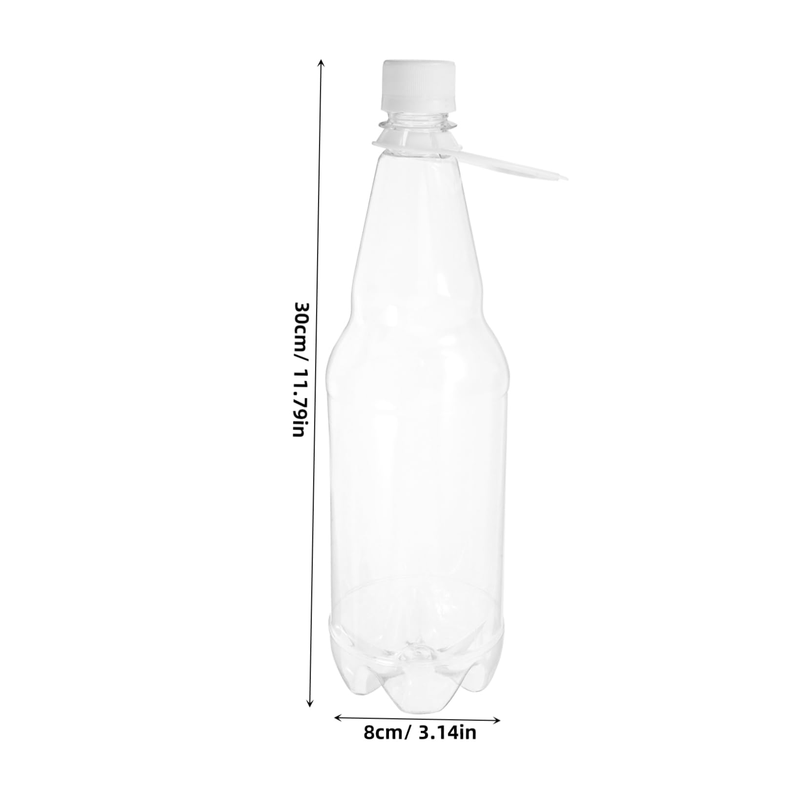 Alipis 2pcs Beer Bottle Empty Bottles Empty Soda Bottles Empty Water Bottles Reusable Soda Bottles Transparent Plastic re-usable